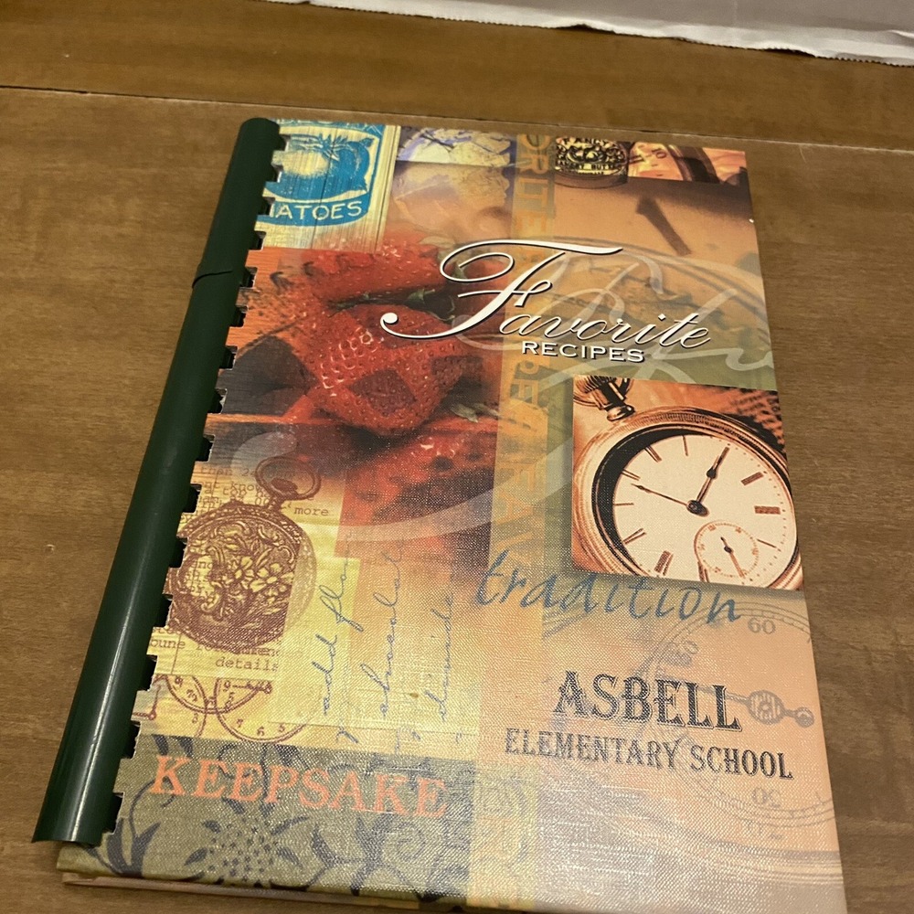 Fayetteville Arkansas Local Cookbook Asbell Elementary School 2003 Comb Binding